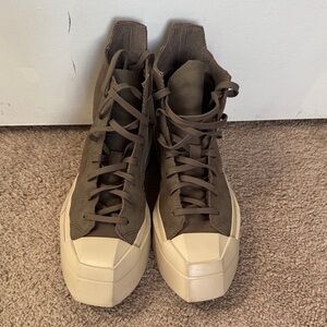 Converse Chuck 70 DeLuxe Suede Squared Coffee Break High Top Sneakers w.size 8.5